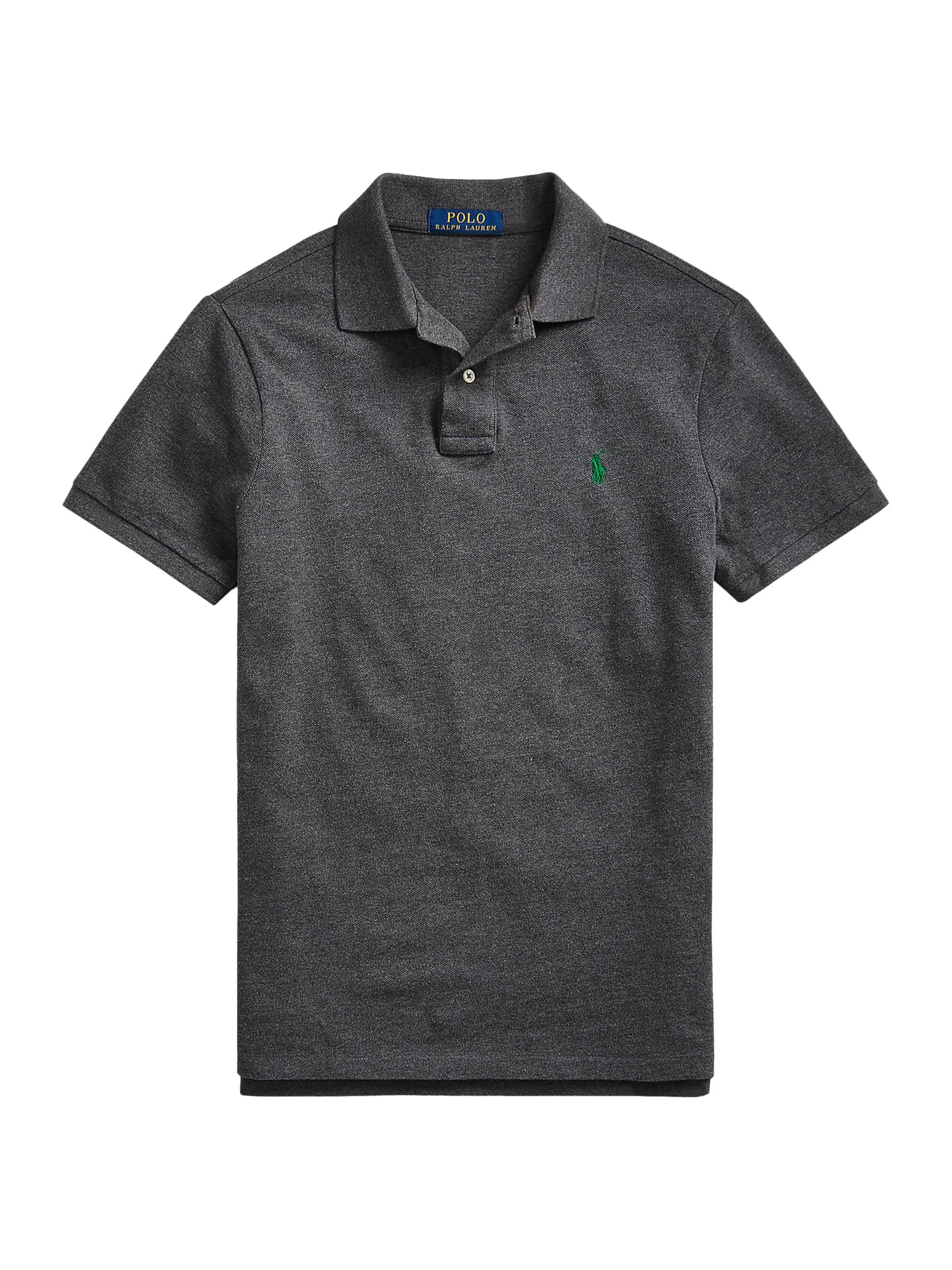Men's Mesh Classic-Fit Polo Shirt - Barclay Heather - 1