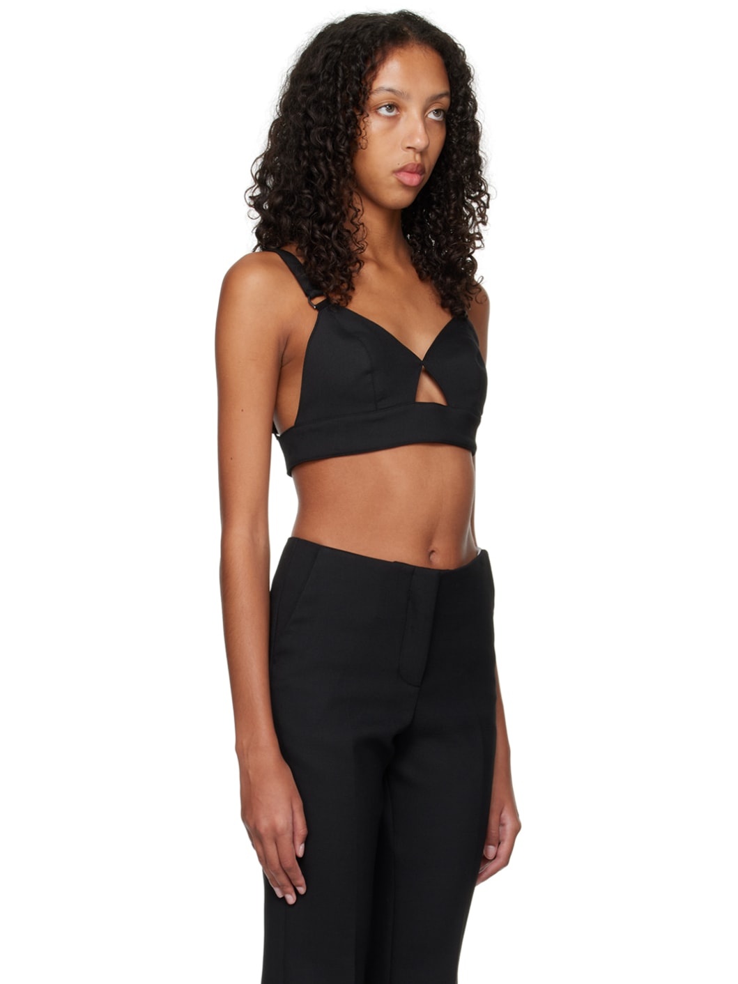 Black Boucle Bra - 2