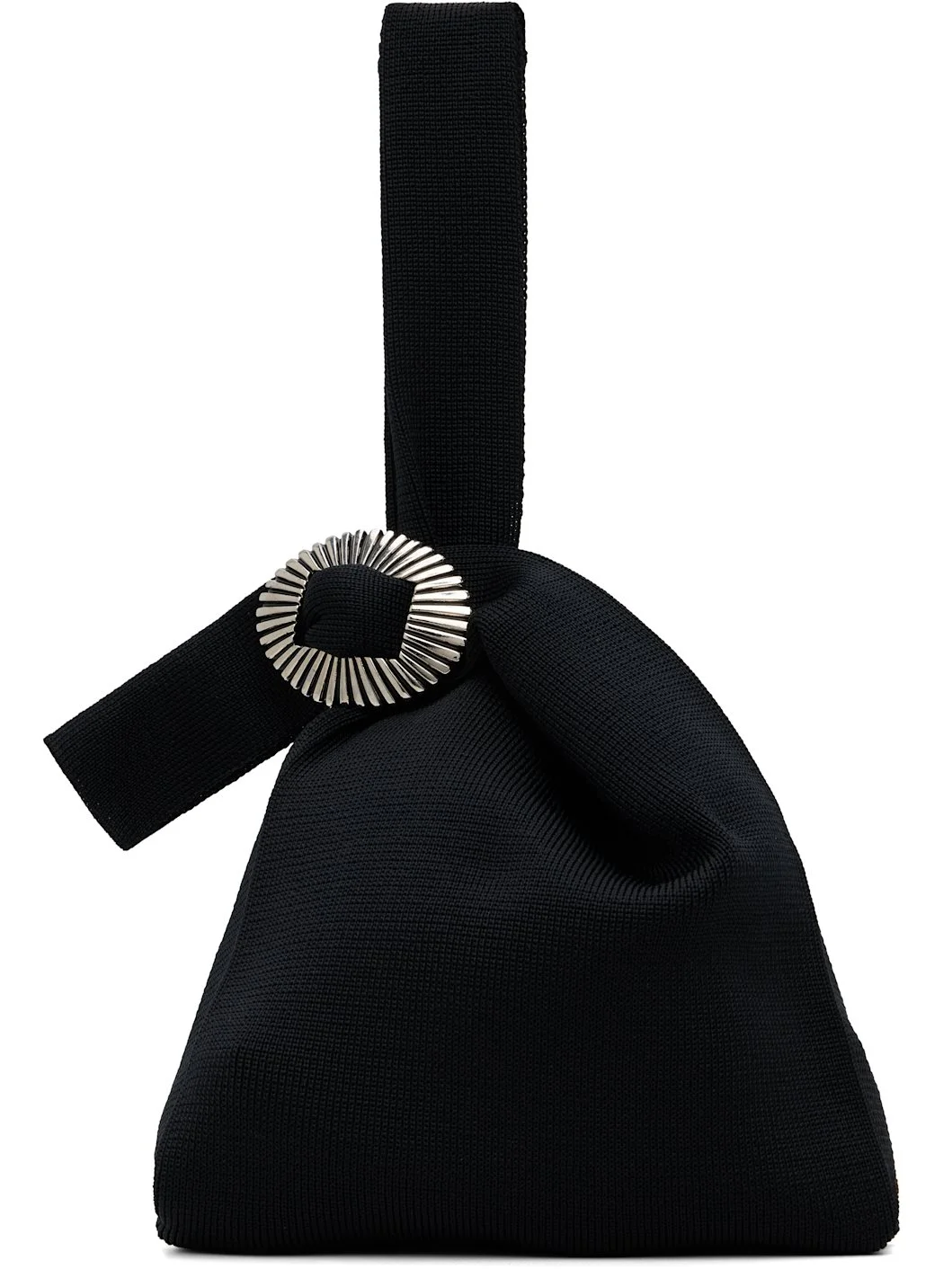 Black Knit Tote - 1
