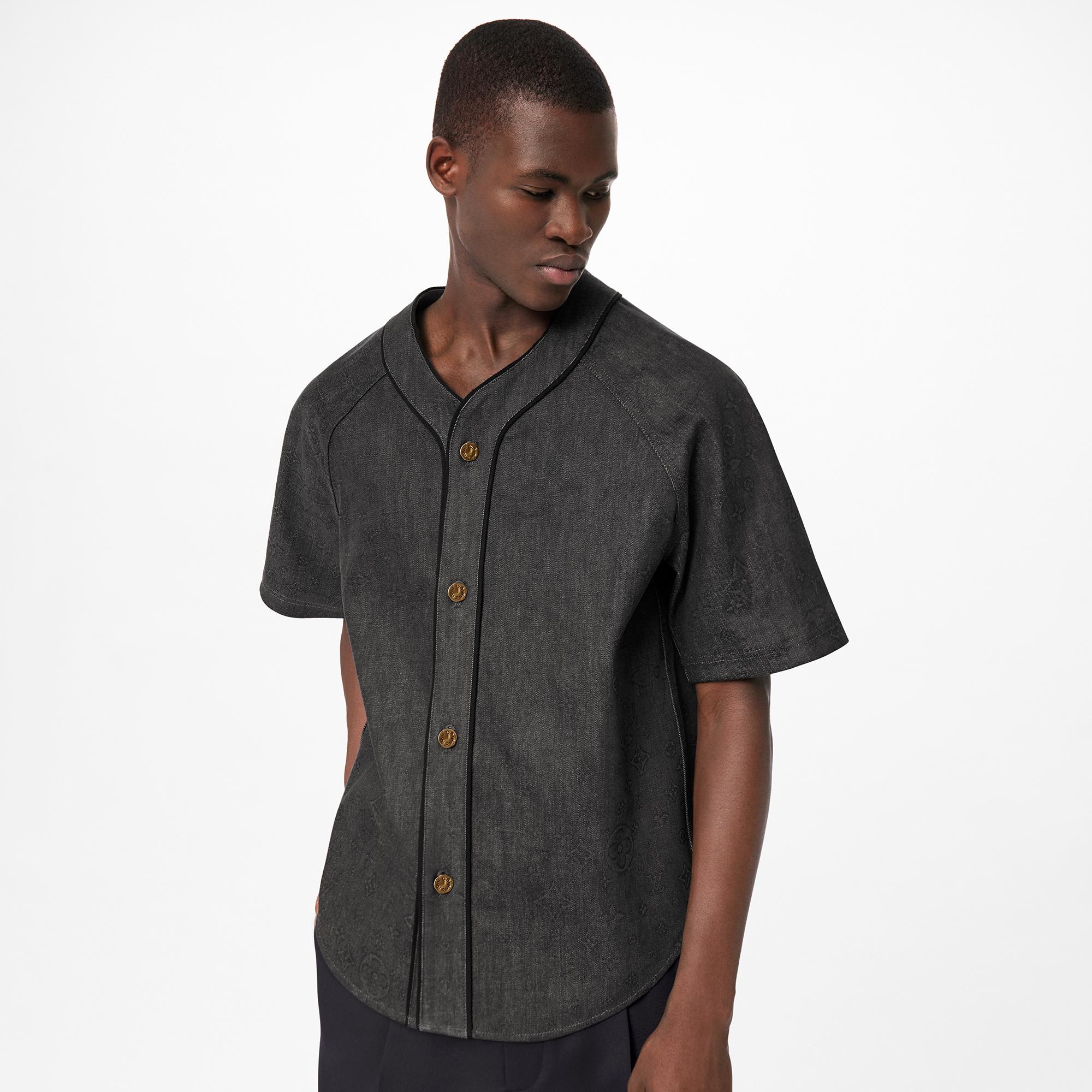 Embossed Monogram Baseball Shirt - 3