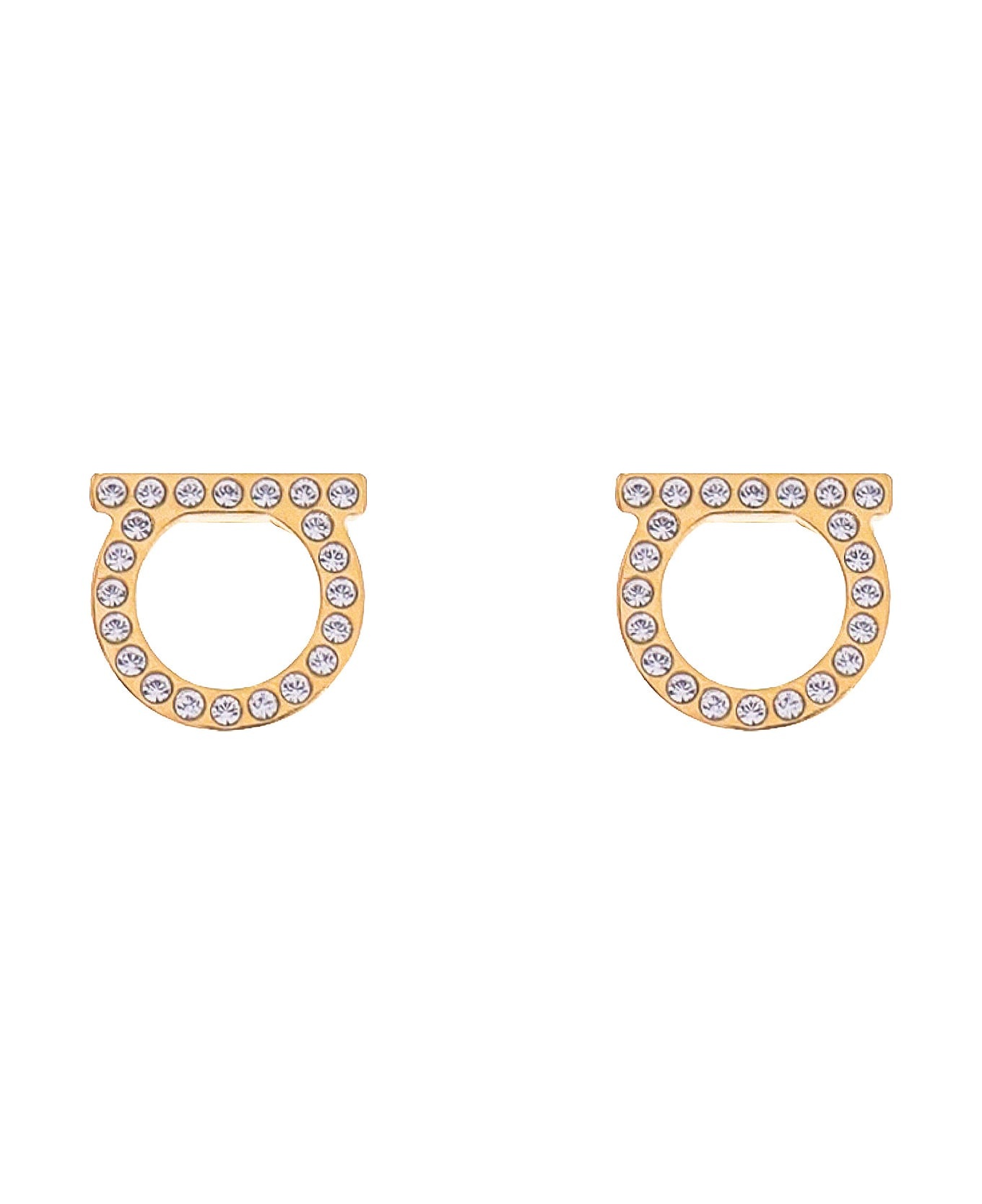 Embellished Gancini Earrings - 1