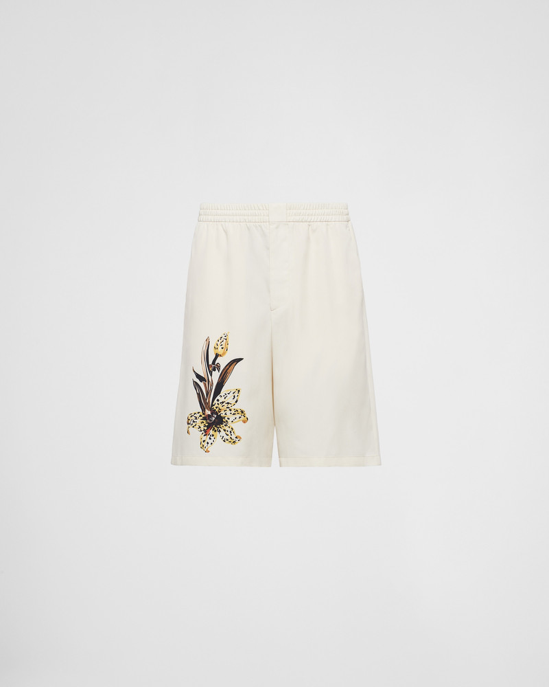 Silk Bermuda shorts 1