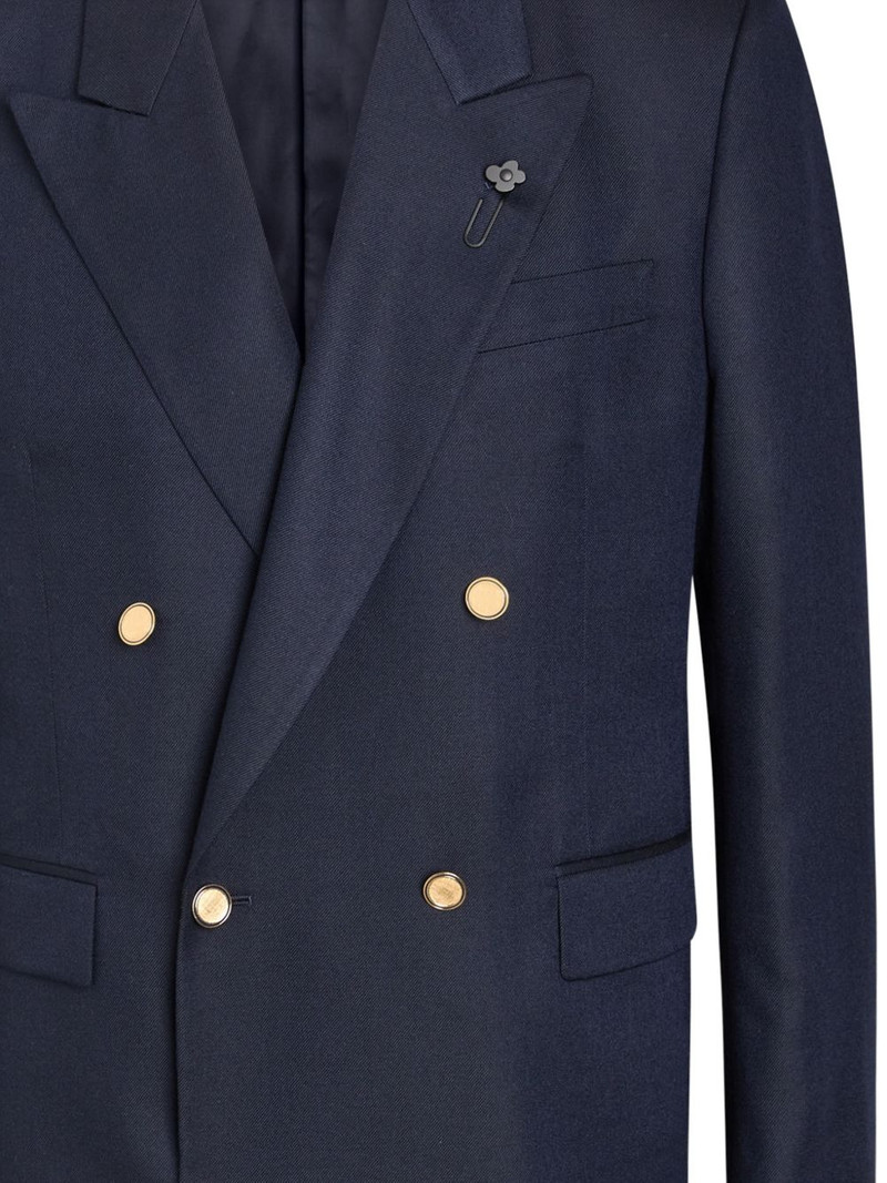LARDINI double-breasted blazer outlook