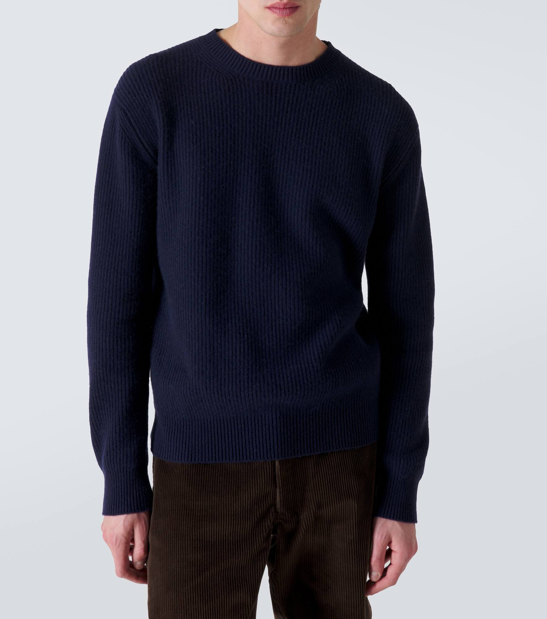 Ribbed-knit cashmere sweater - 3