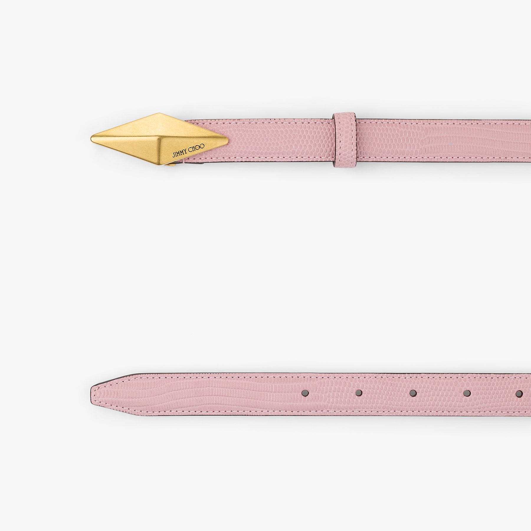 Diamond Clasp Belt
Rose Lizard Print Belt - 4