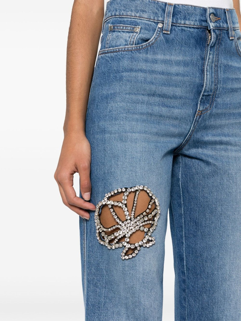 crystal-embellished jeans 5