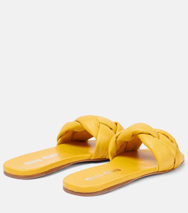 Miu Miu Leather sandals outlook