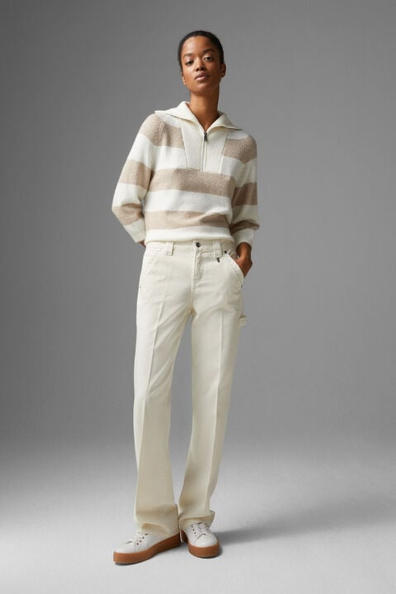 BOGNER Eve straight fit jeans in Off-white outlook
