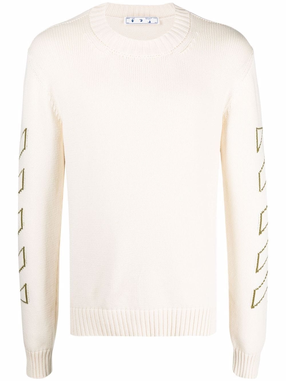 Arrows long-sleeve knitted jumper - 1