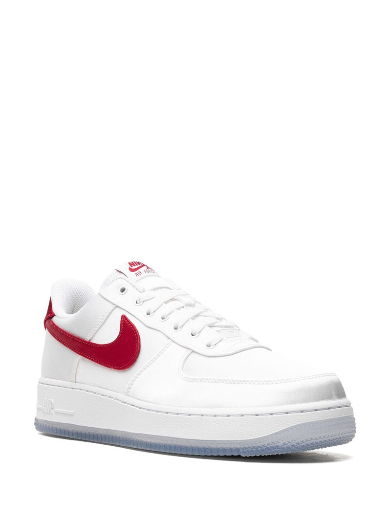 Nike Air Force 1 Low '07 "Satin White/Varsity Red" sneakers outlook