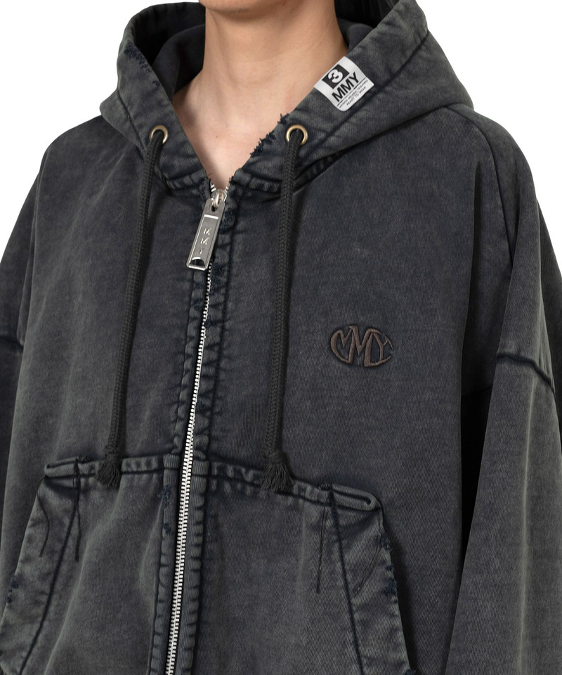 Amateur Sewn Like Zip-up Hoodie 7