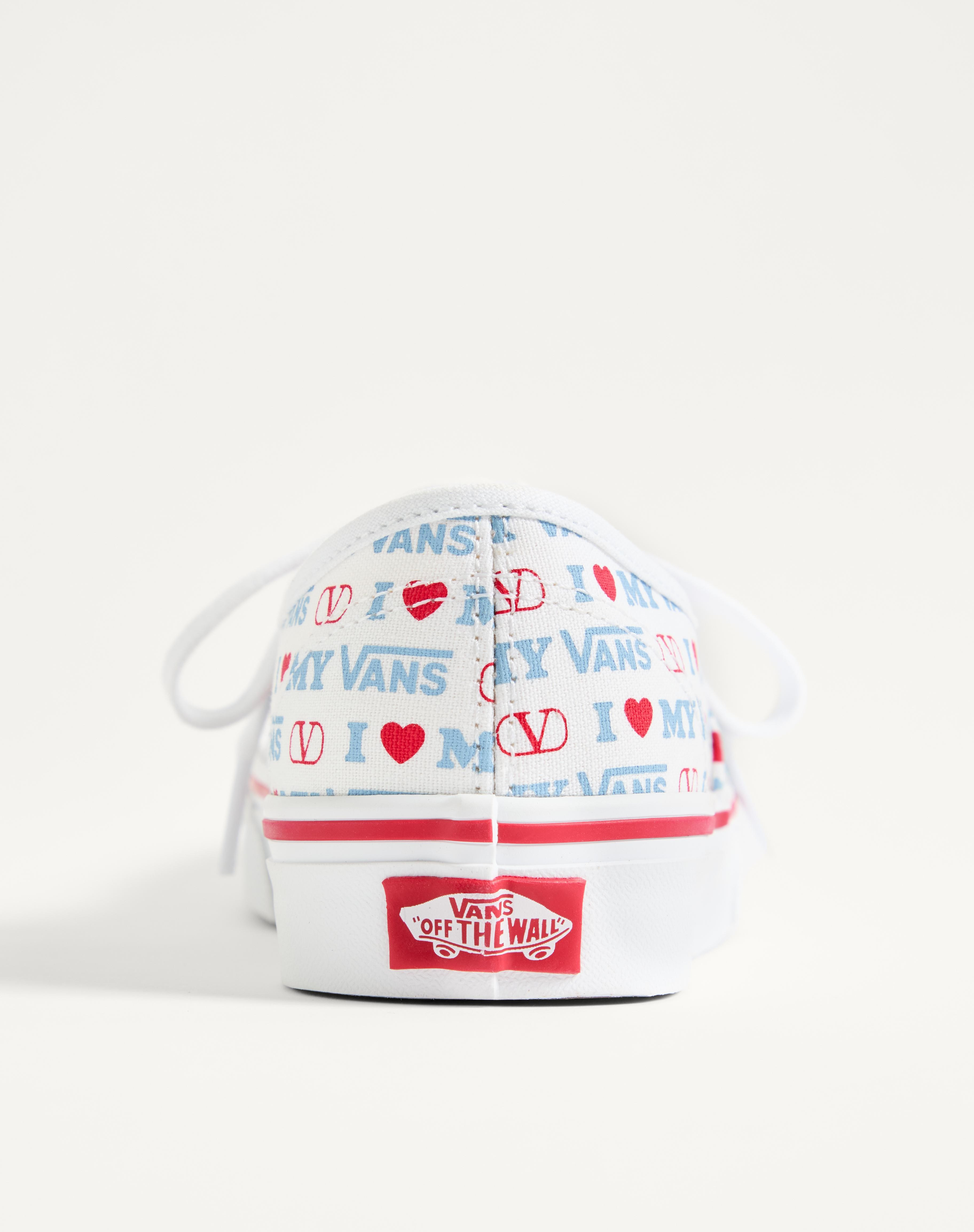 VALENTINO GARAVANI AND VANS LOW-TOP TRAINER IN VALENTINO VANS LOVE PRINT FABRIC - 8