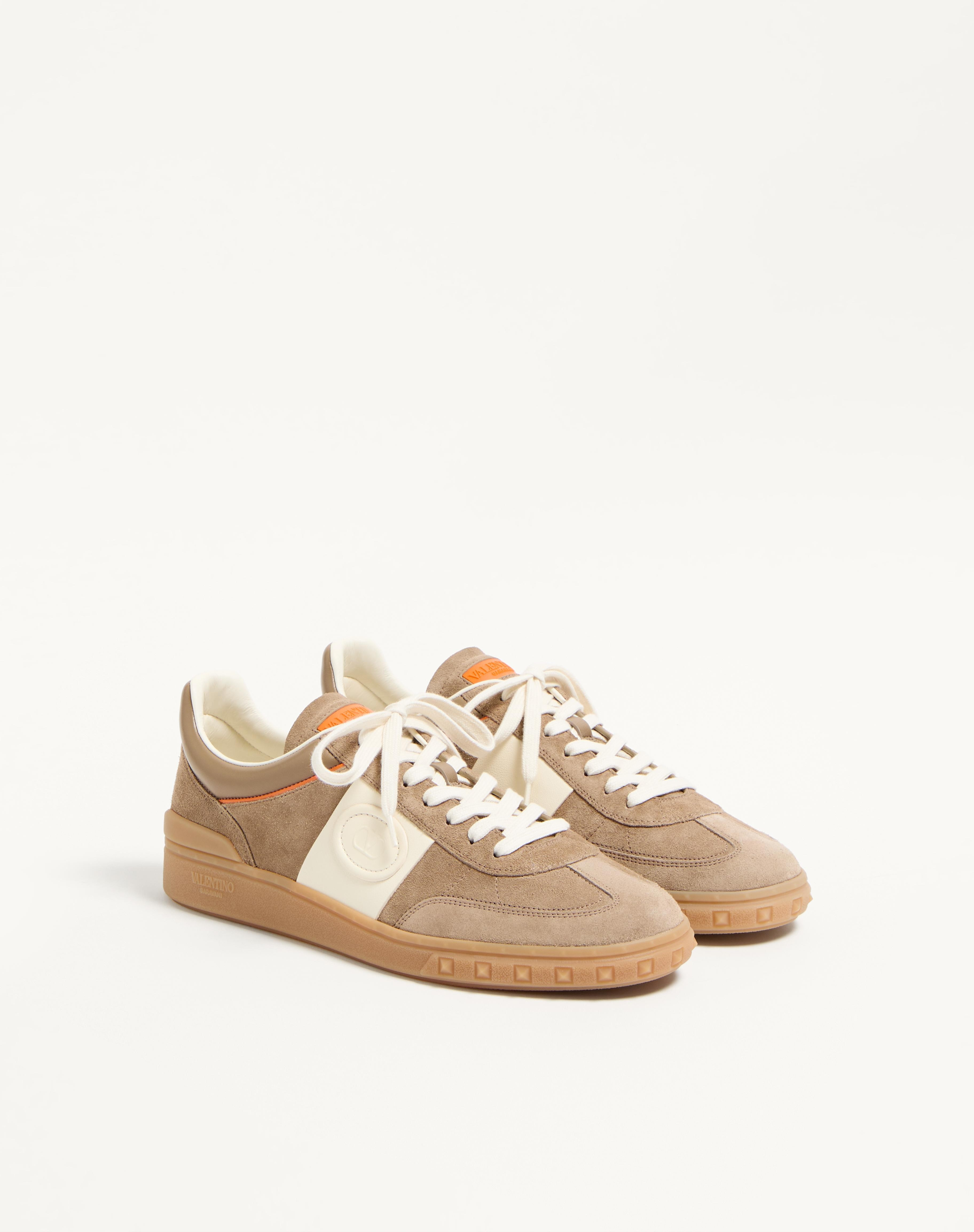 UPVILLAGE LOW TOP SNEAKER IN SPLIT LEATHER AND CALFSKIN NAPPA LEATHER - 4