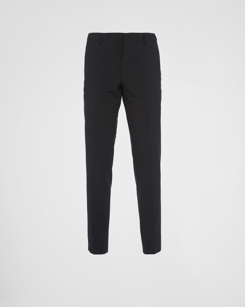 Light stretch wool pants 1