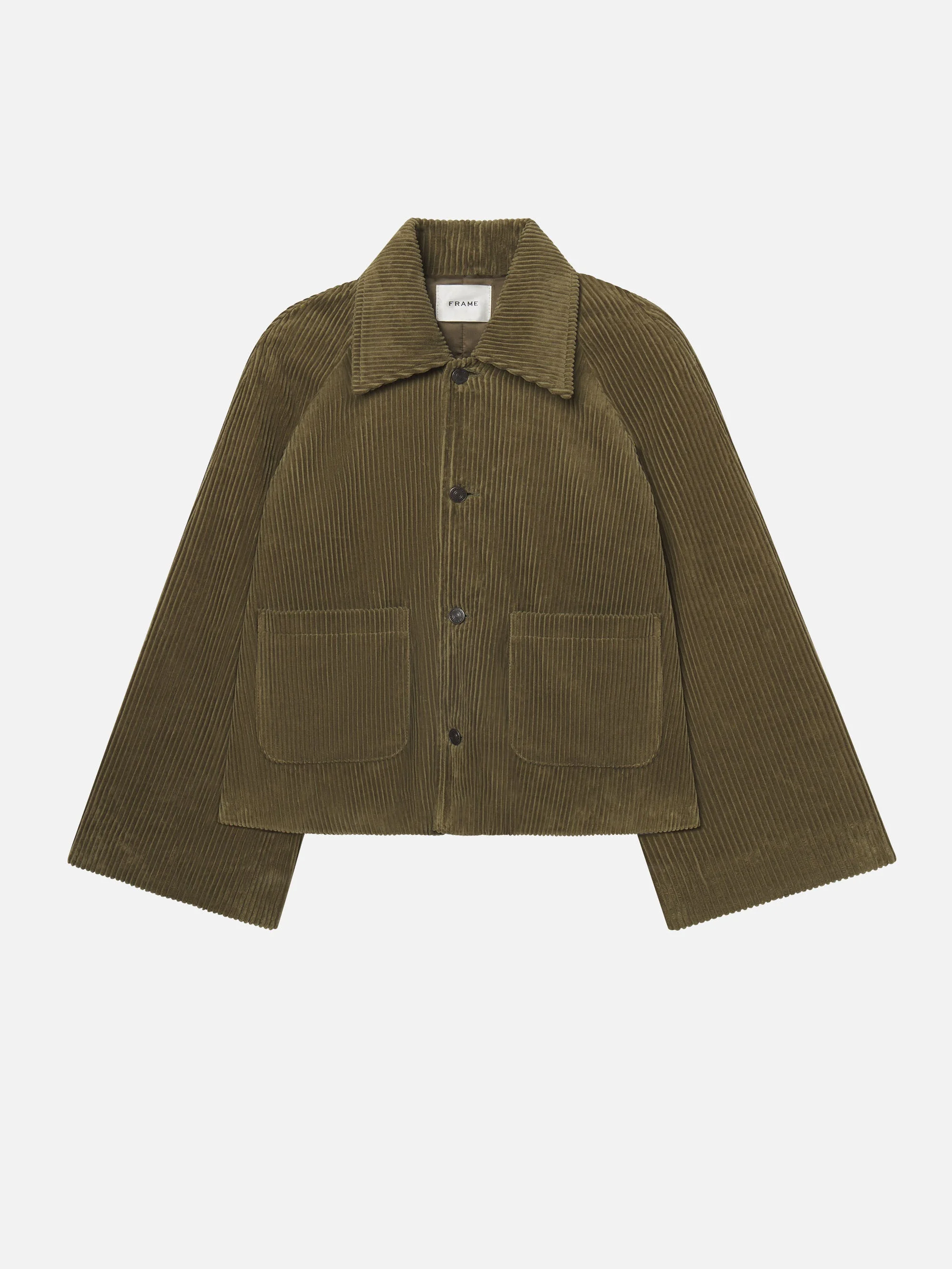 The Corduroy Swing Jacket in Artichoke - 1