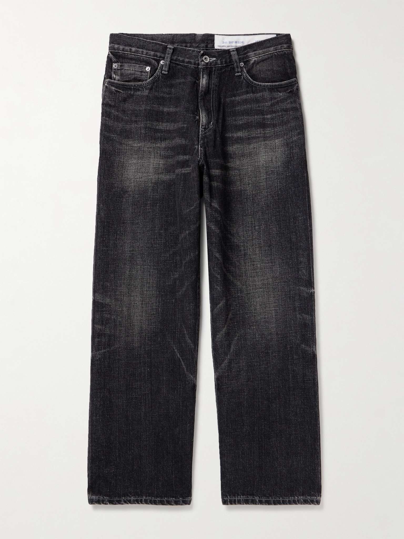 Wide-Leg Selvedge Jeans - 1