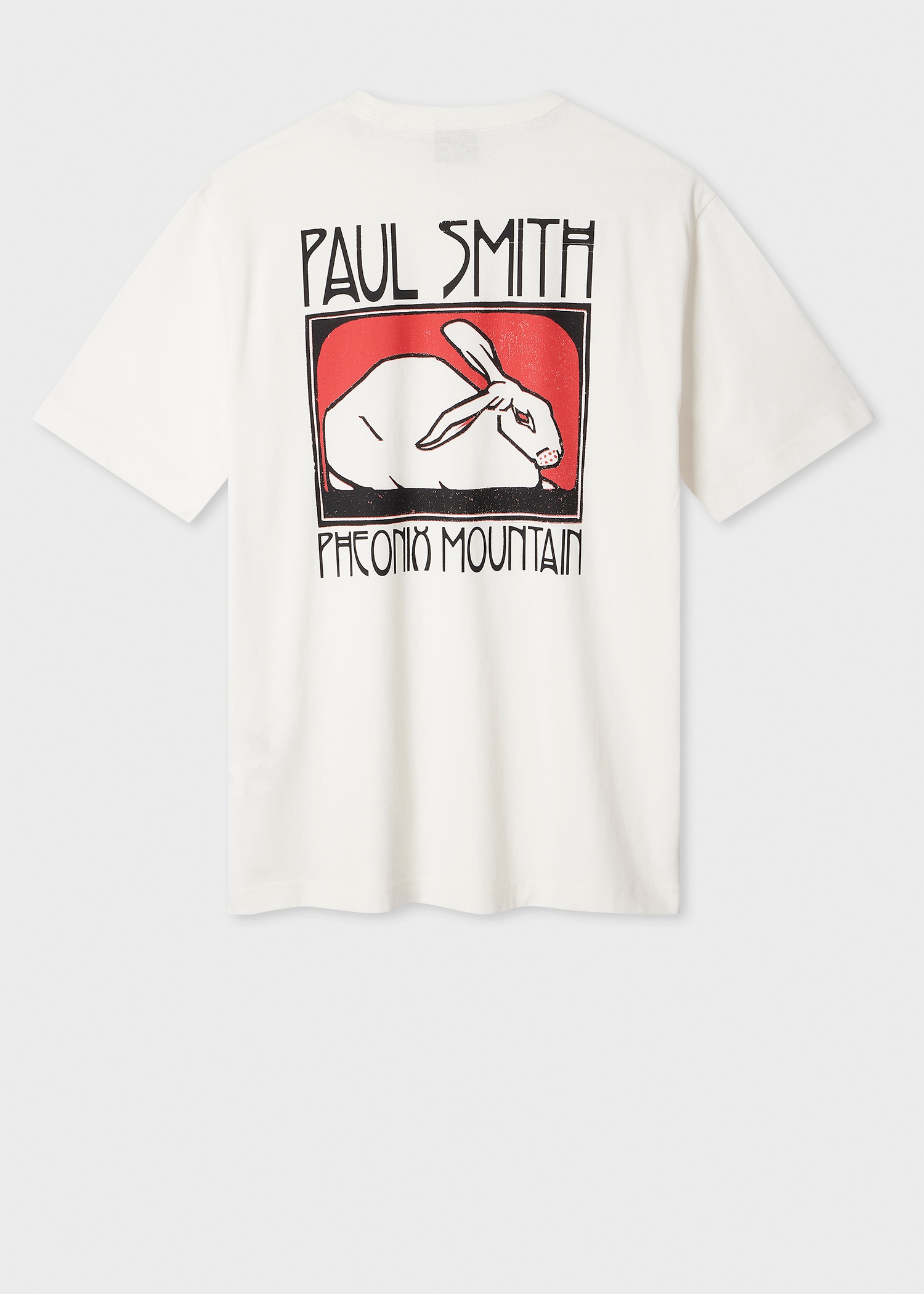 Ecru 'Phoenix Mountain' Print T-Shirt - 2