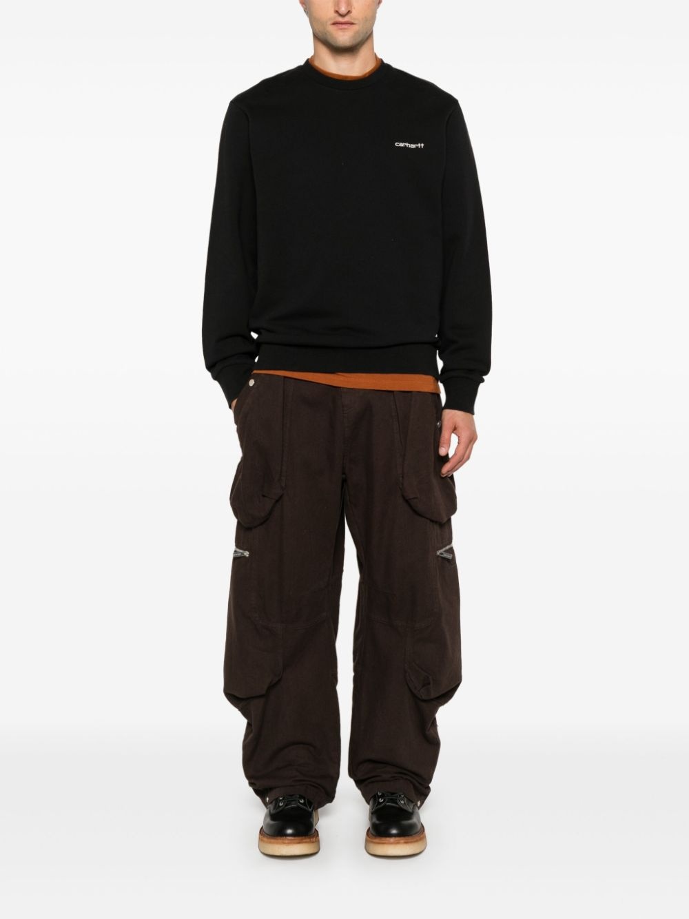 Script Embroidery sweatshirt - 2