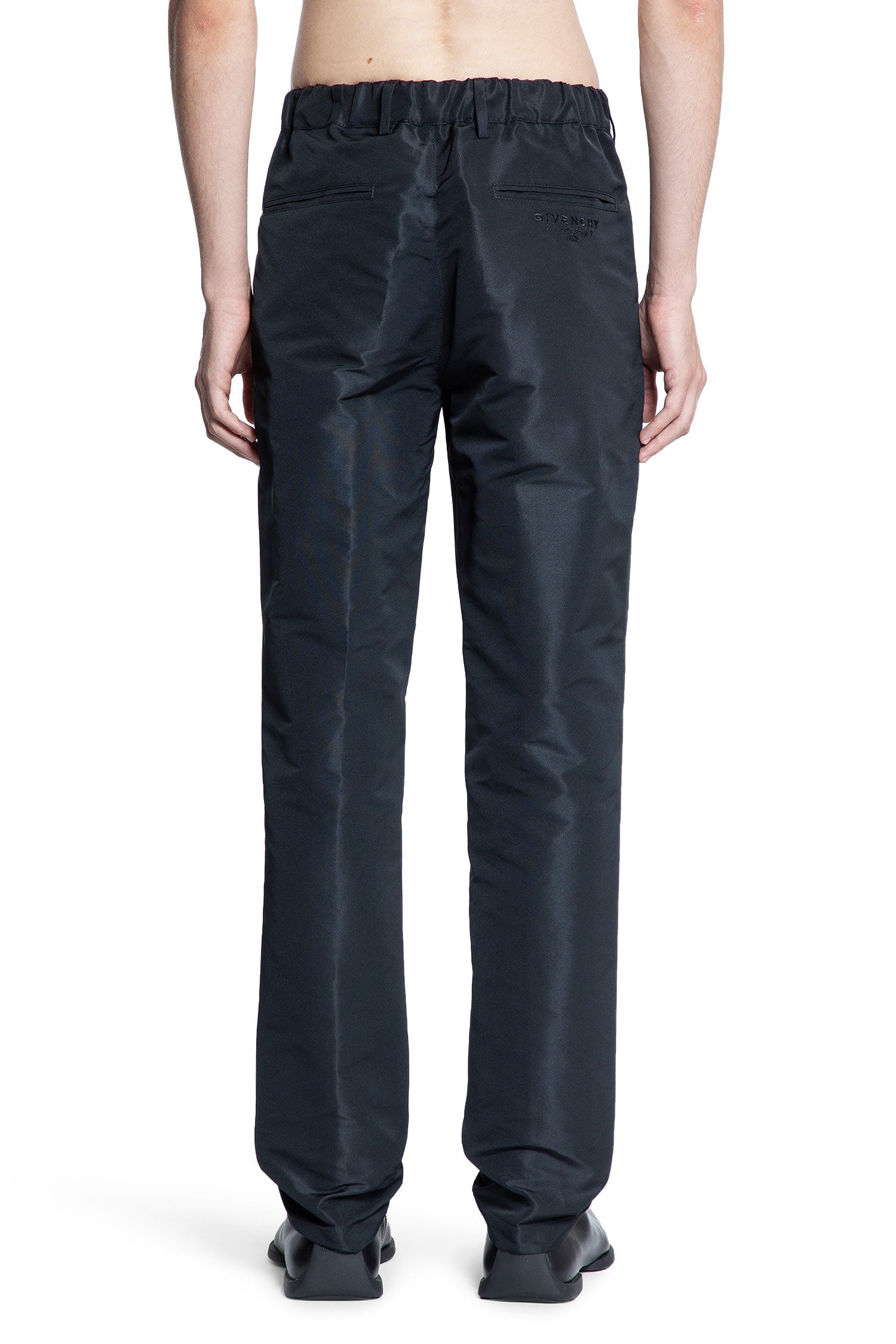Stitched-Pleat-Nylon-Trousers - 3