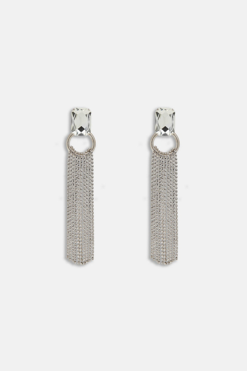 CRYSTAL EARRINGS WITH FRINGES 1