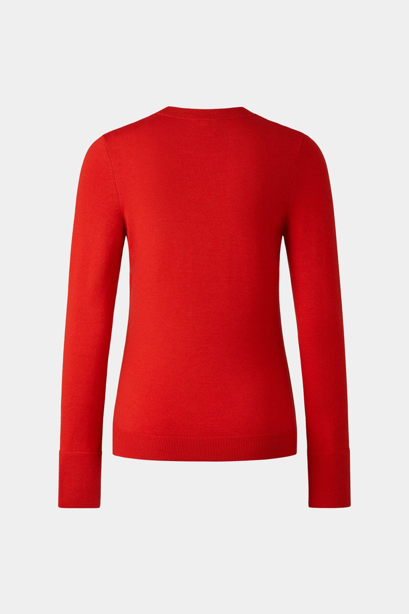 BOGNER Ivana sweater in Red outlook