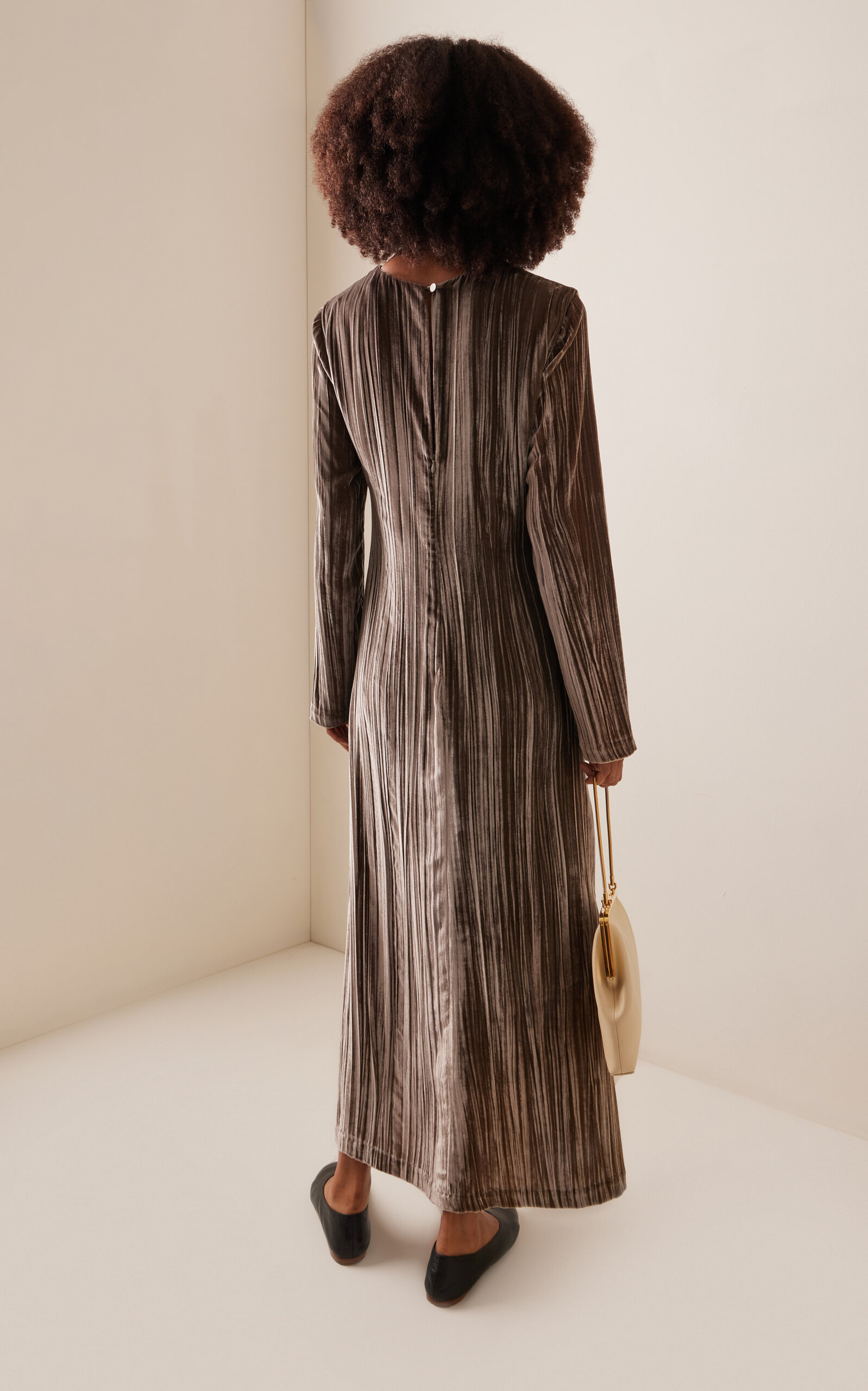 Exclusive Stella Velvet Dress metallic - 4