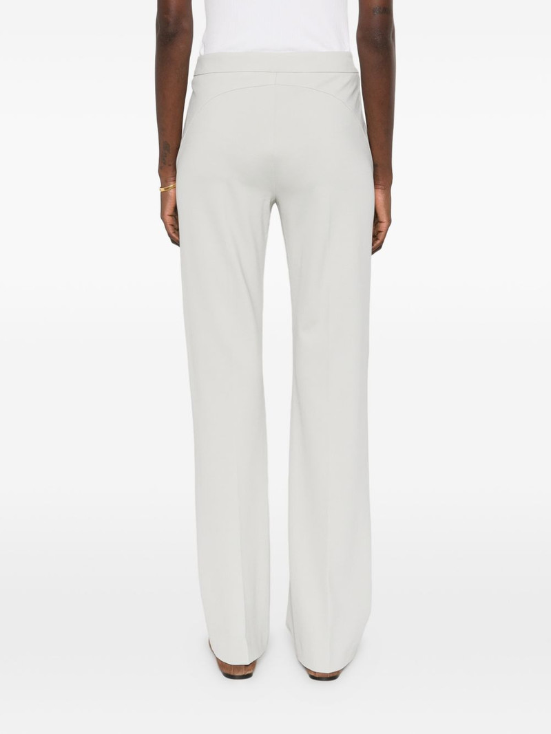 buttoned straight trousers 4