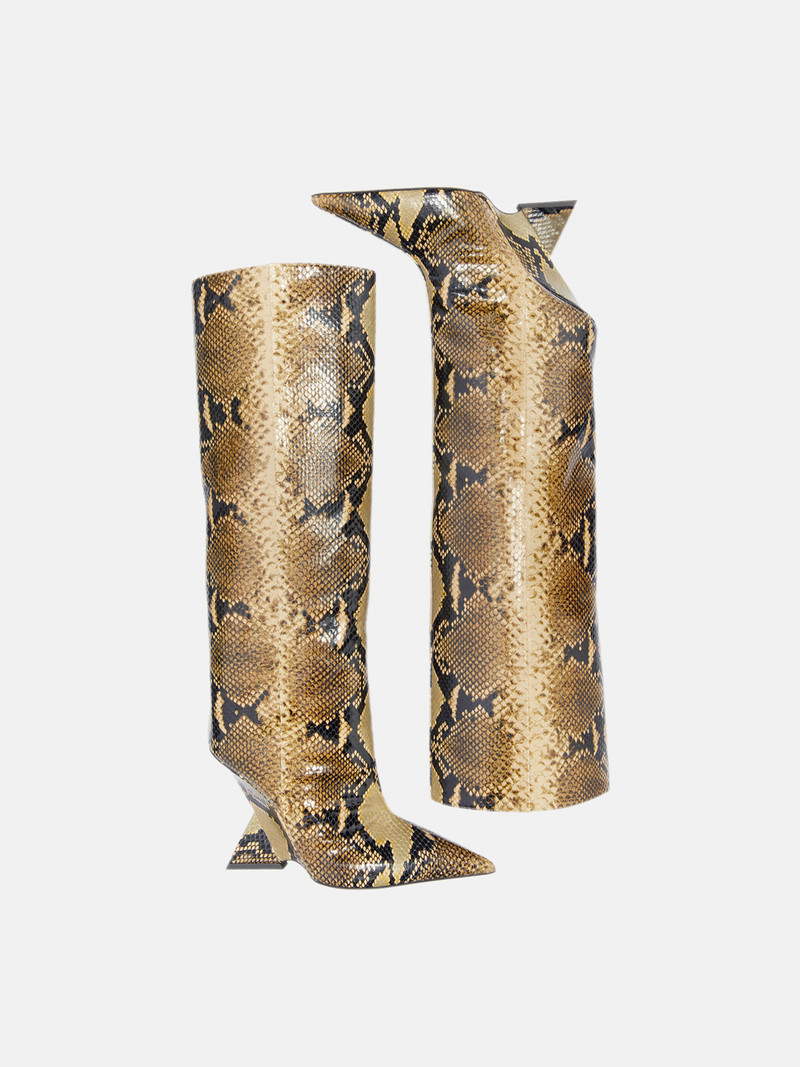 ''CHEOPE'' SAND AND BLACK TUBE BOOT 4