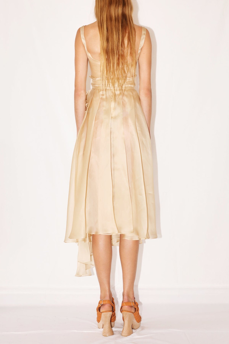 ORGANDY DRESS BEIGE 5