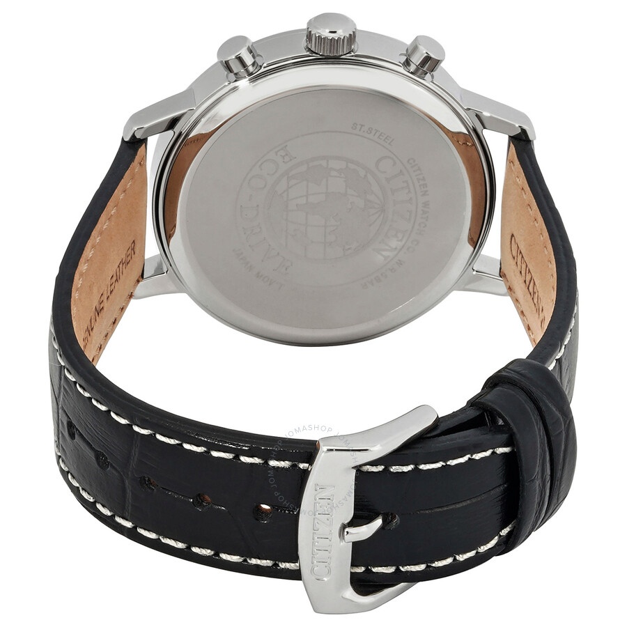 Citizen - Citizen Eco-Drive Chronograph Black Dial Men's Watch CA7061-18E - 3