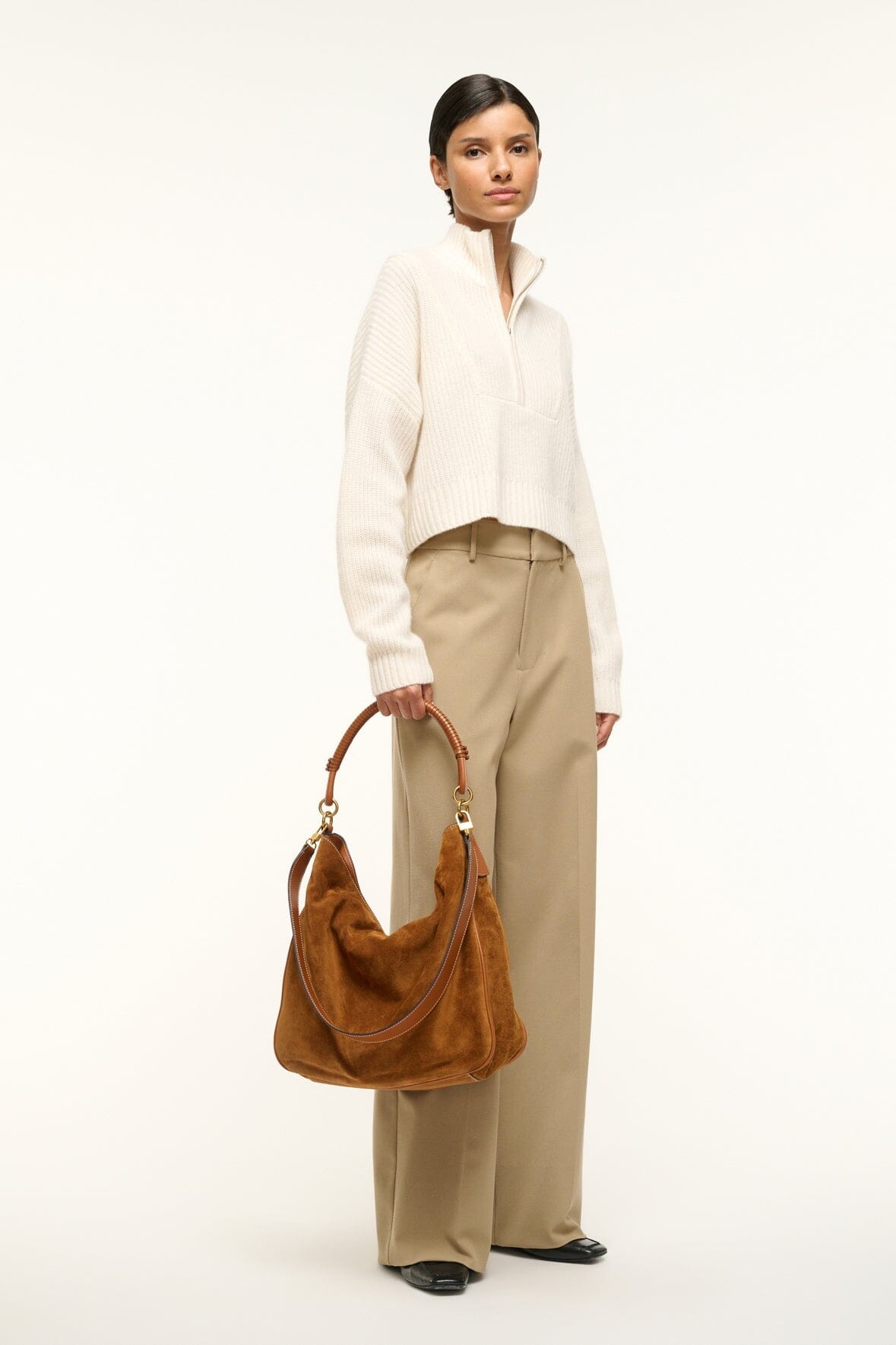 STAUD PERRY HOBO BAG DIRECTOR BLUE - 7