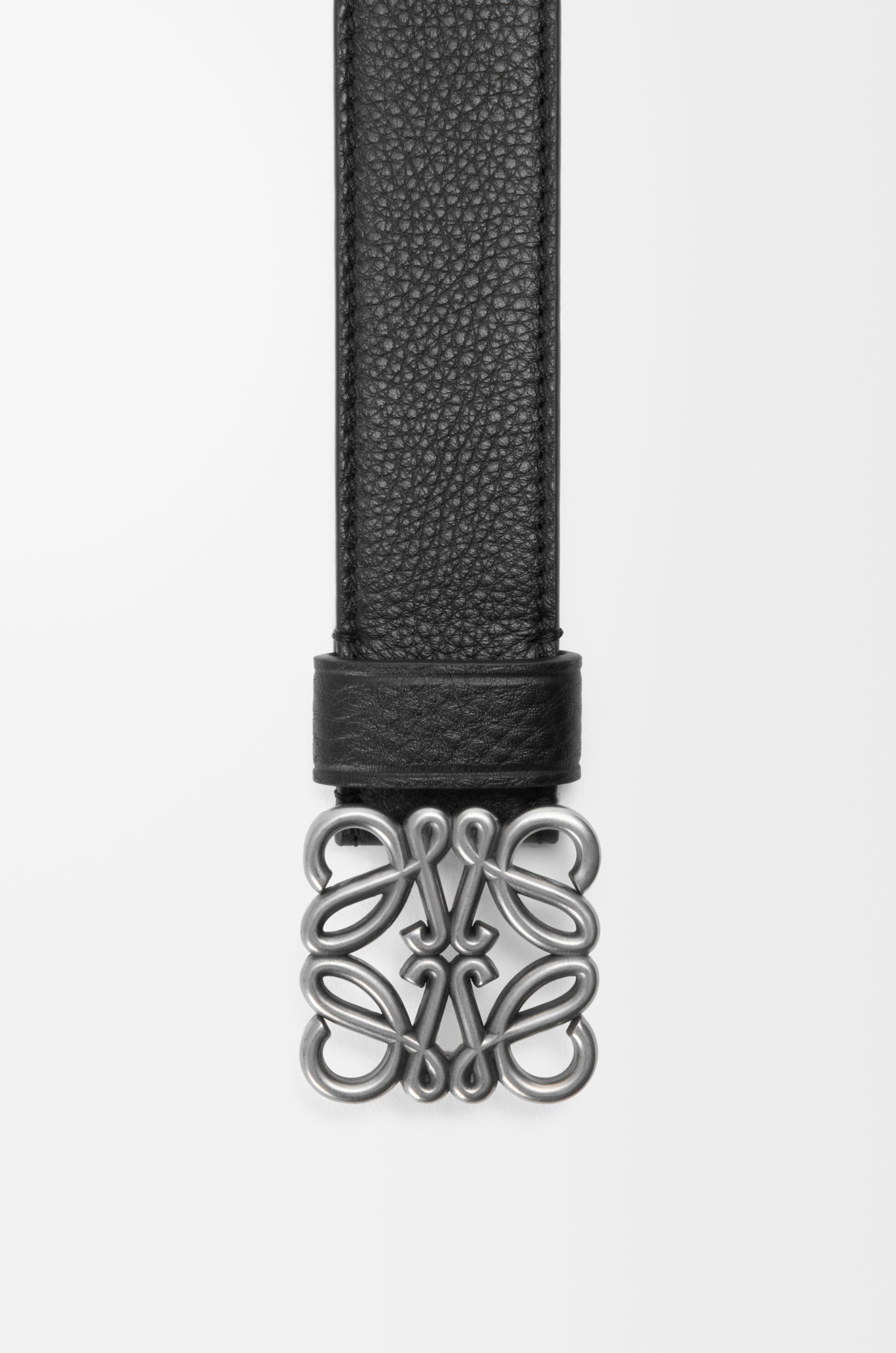 Chunky Anagram belt in supple grained calfskin - 3