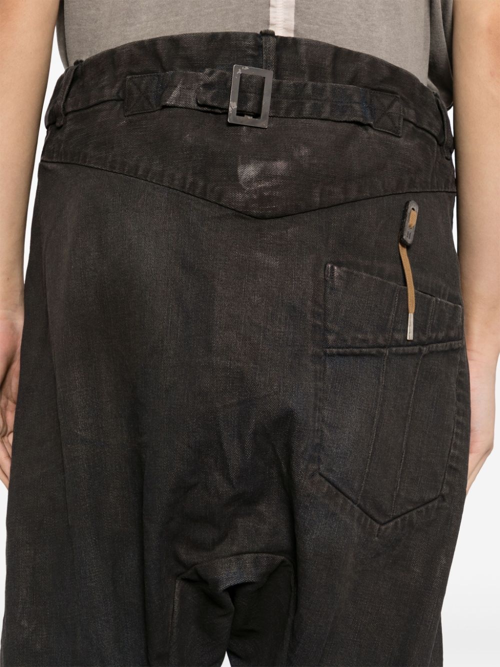 cotton loose-fit trousers - 5