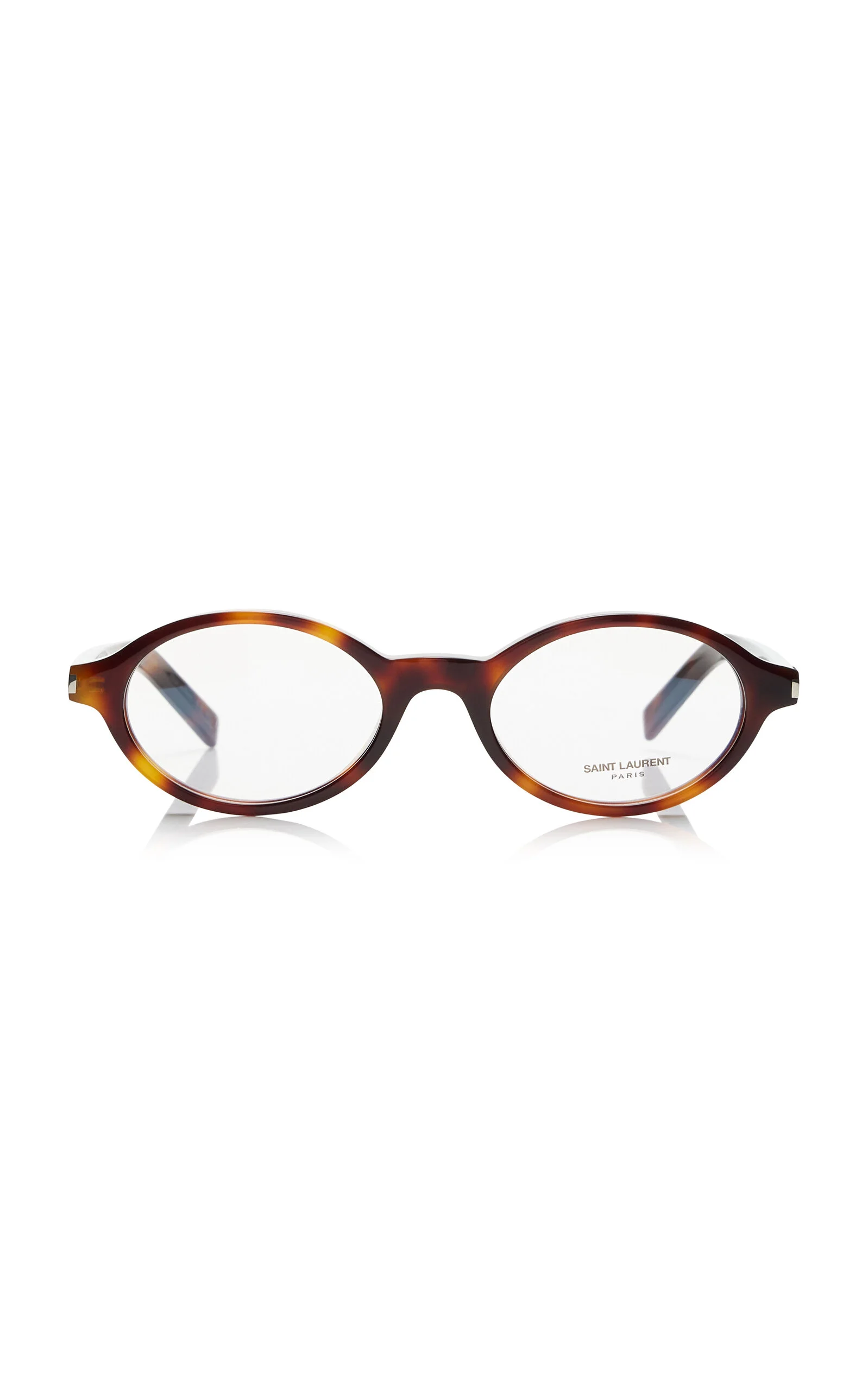 Jeanne Oval-Framed Acetate Glasses brown - 1