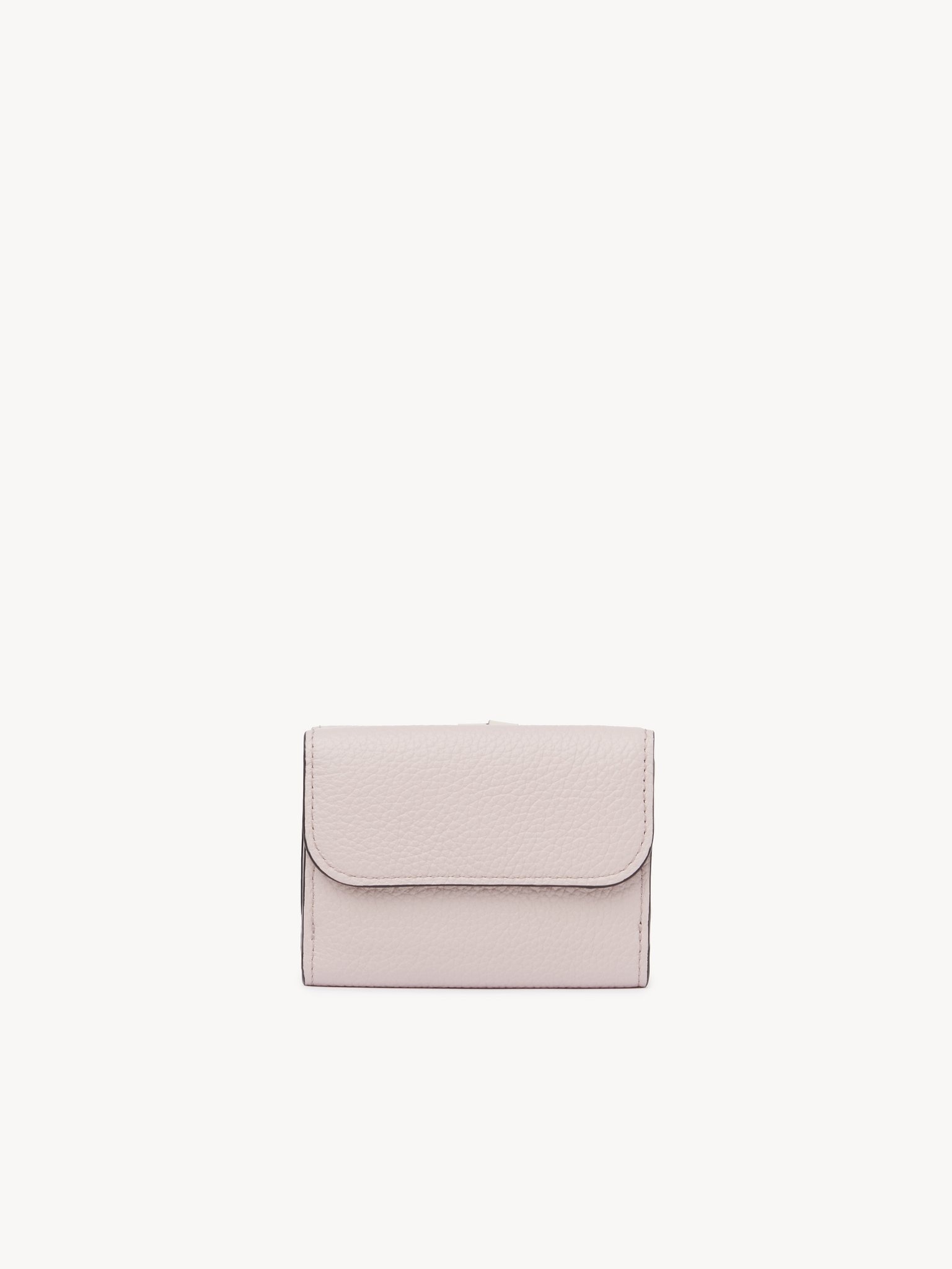 MINI ALPHABET TRI-FOLD IN GRAINED LEATHER - 4