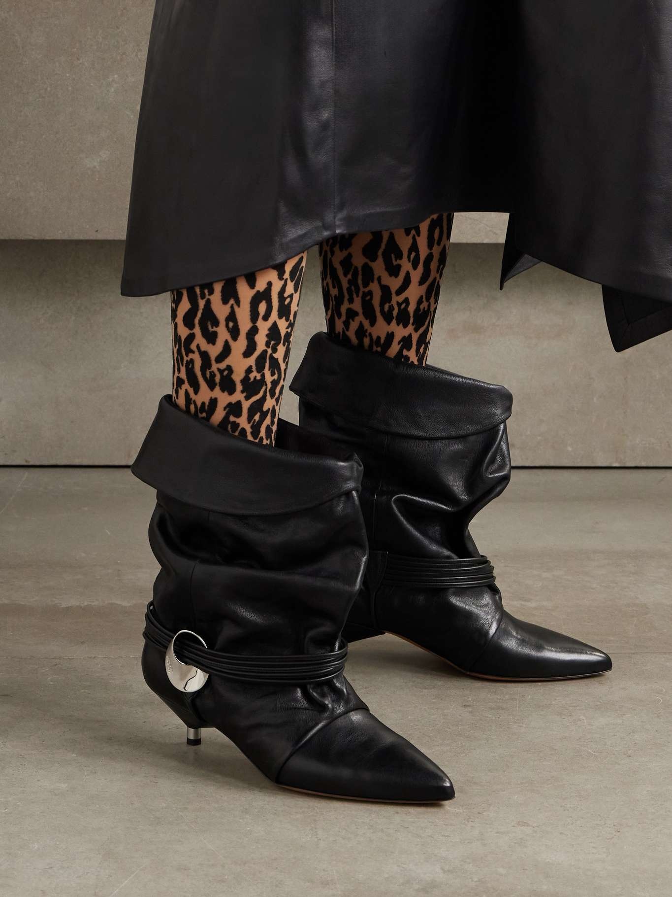 Isabel Marant Embellished leather ankle boots | netaporter