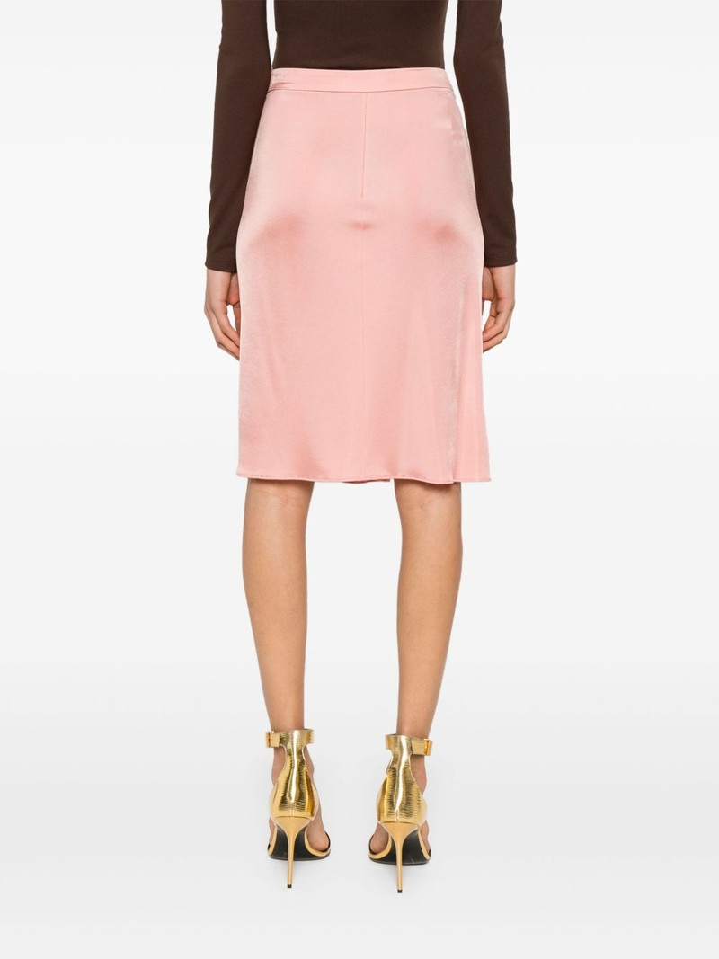 draped-detail mini skirt 4