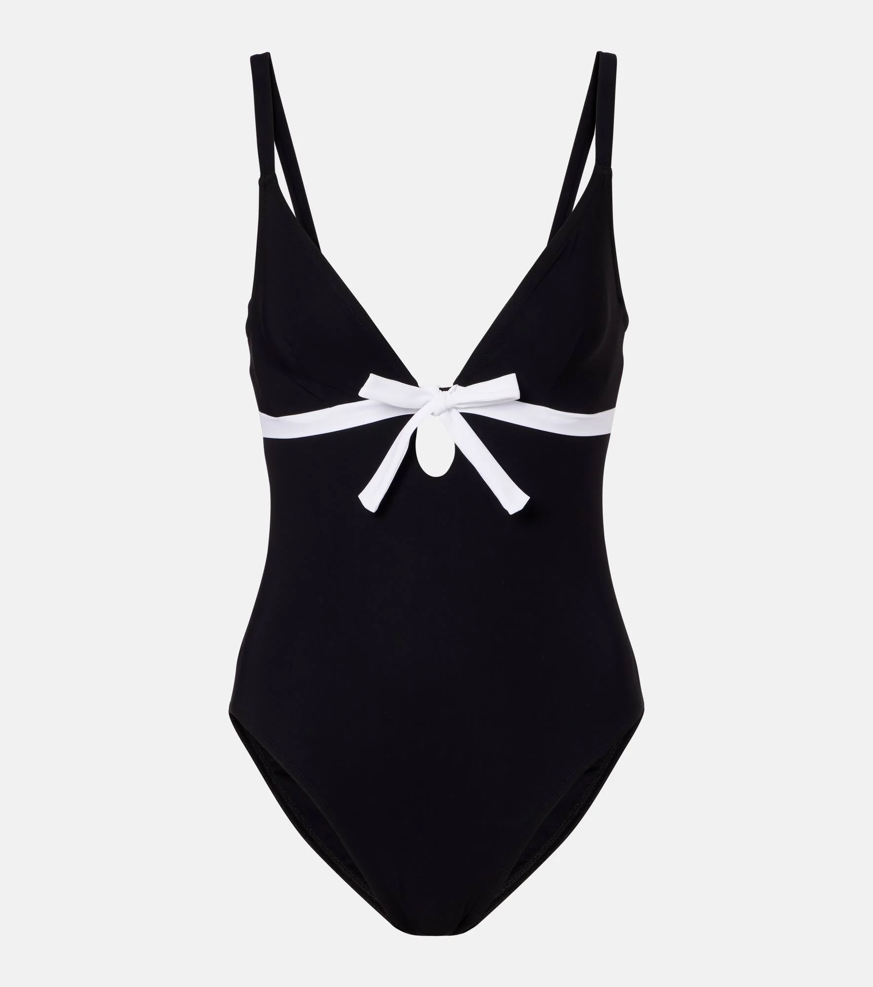 Lenora bow-detail swimsuit - 1
