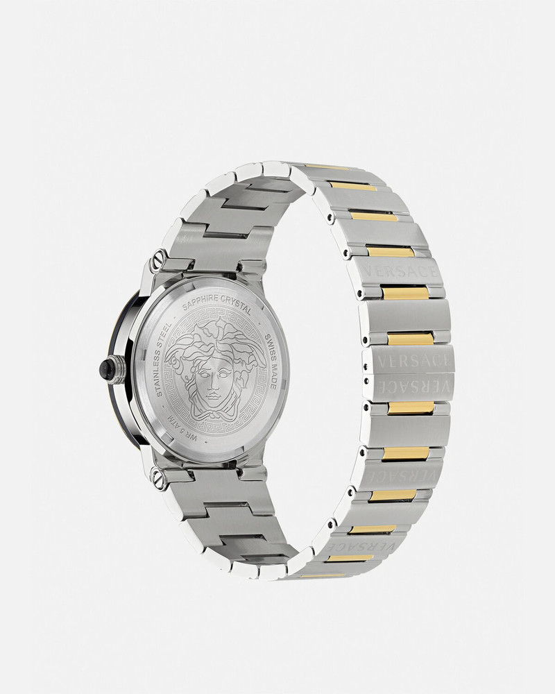 VERSACE Greca Logo Moonphase Watch outlook