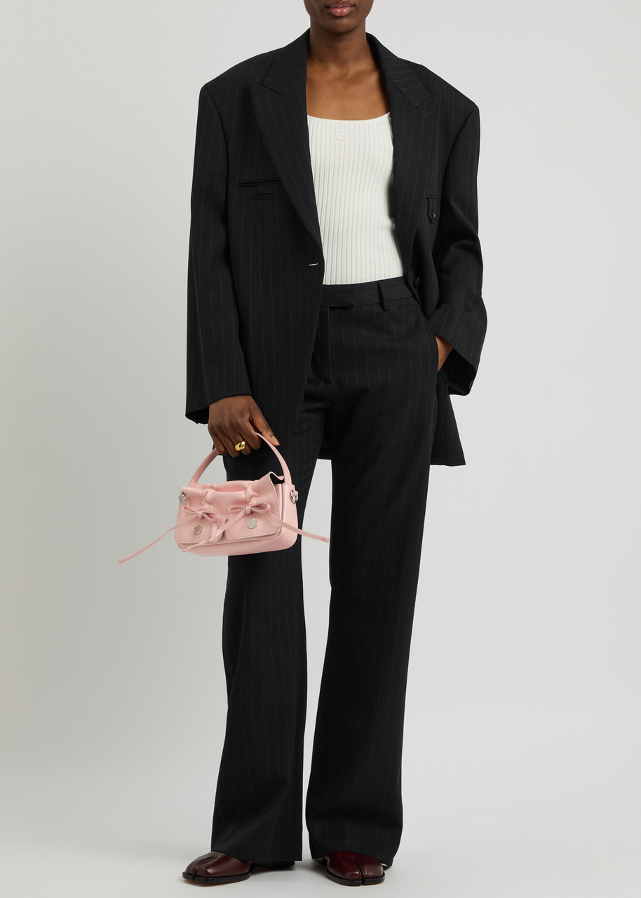 Acne Studios Pinstriped Straight-leg Twill Trousers - 4