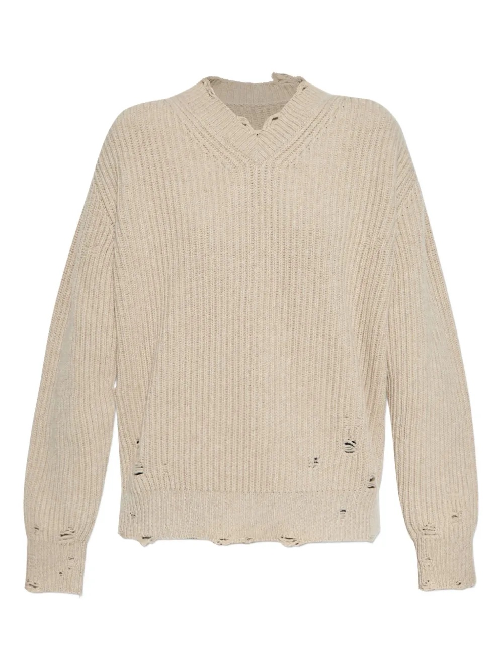 MM6 Maison Margiela - Women V-neck Sweater - 5