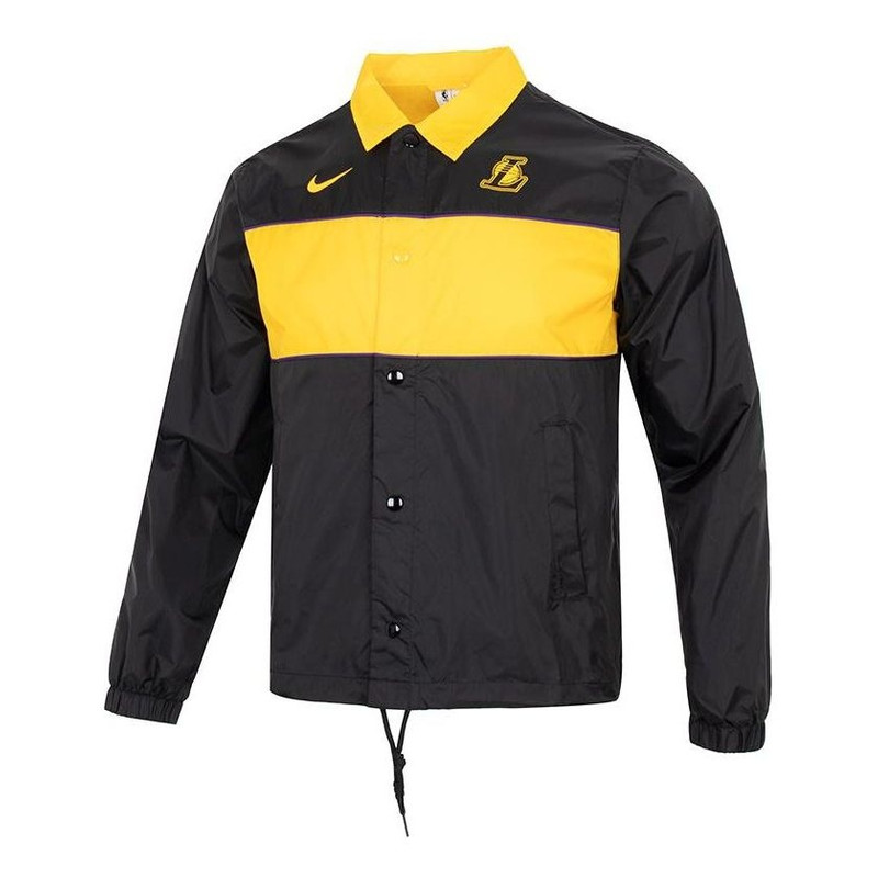 Nike NBA Lakers coach jacket 'Black' DR2338-010 - 1