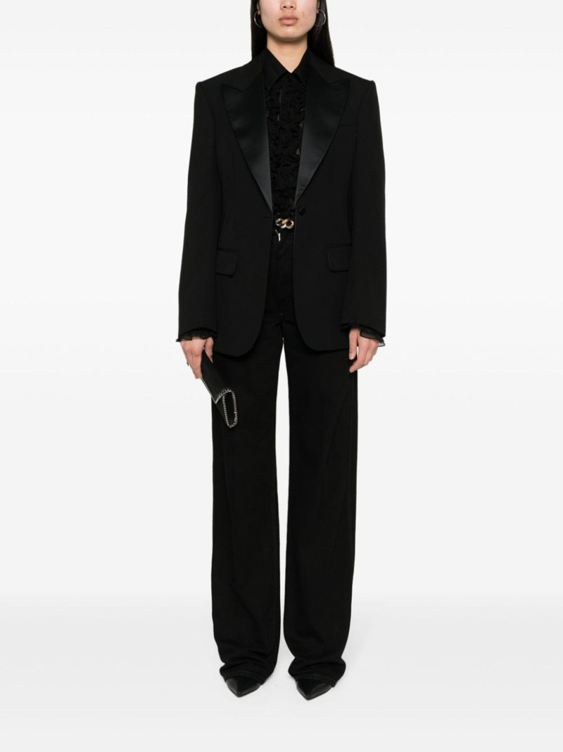 Stella McCartney wool single-breasted blazer outlook