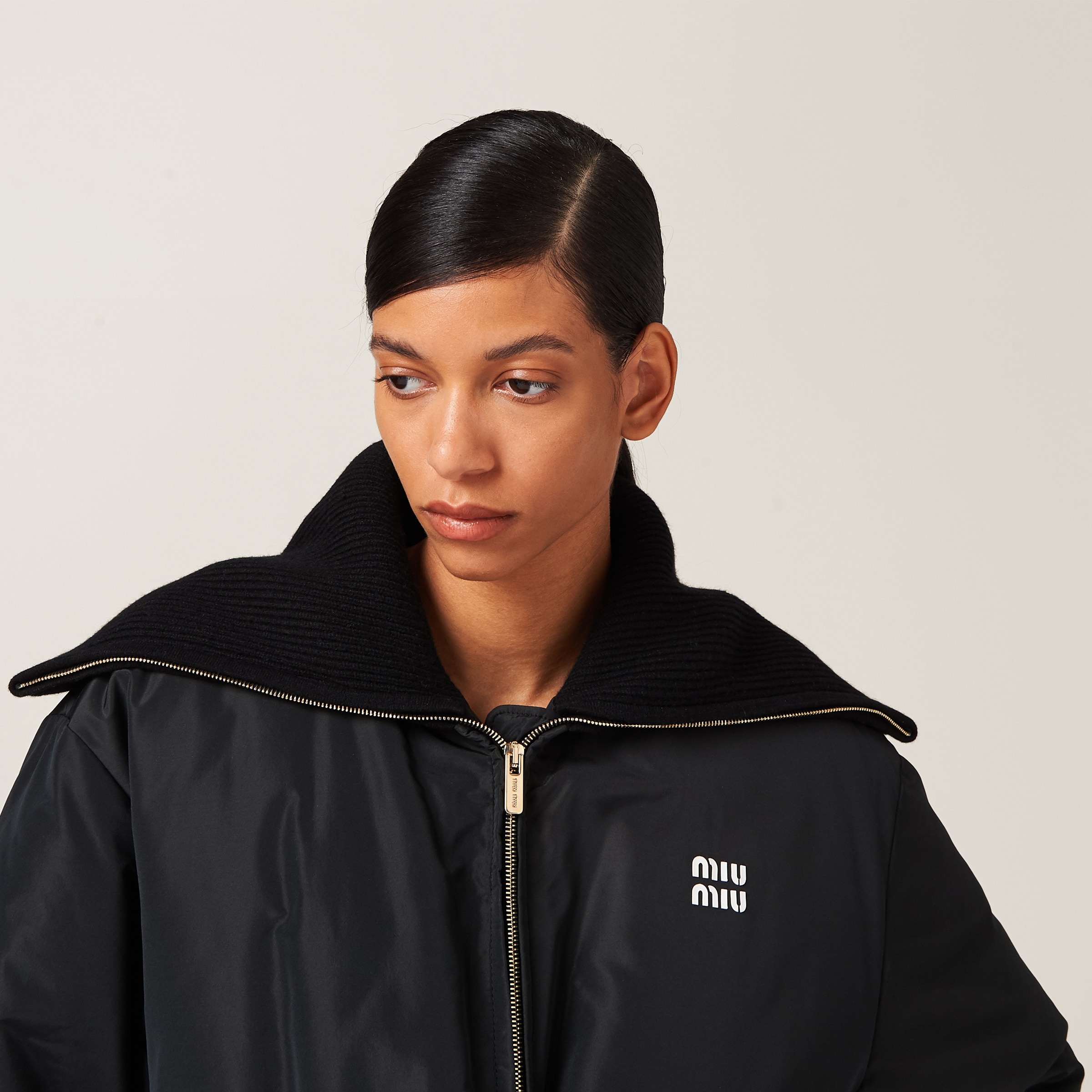 Technical fabric down coat - 3