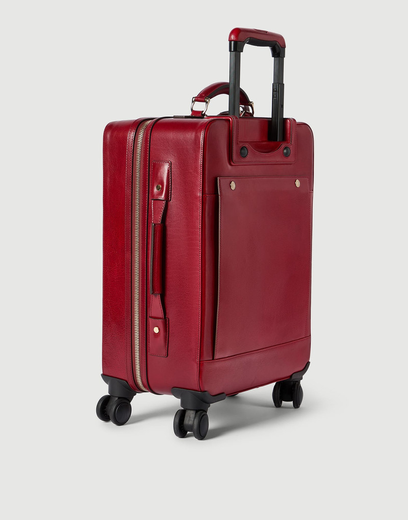 Burnished calfskin suitcase 3