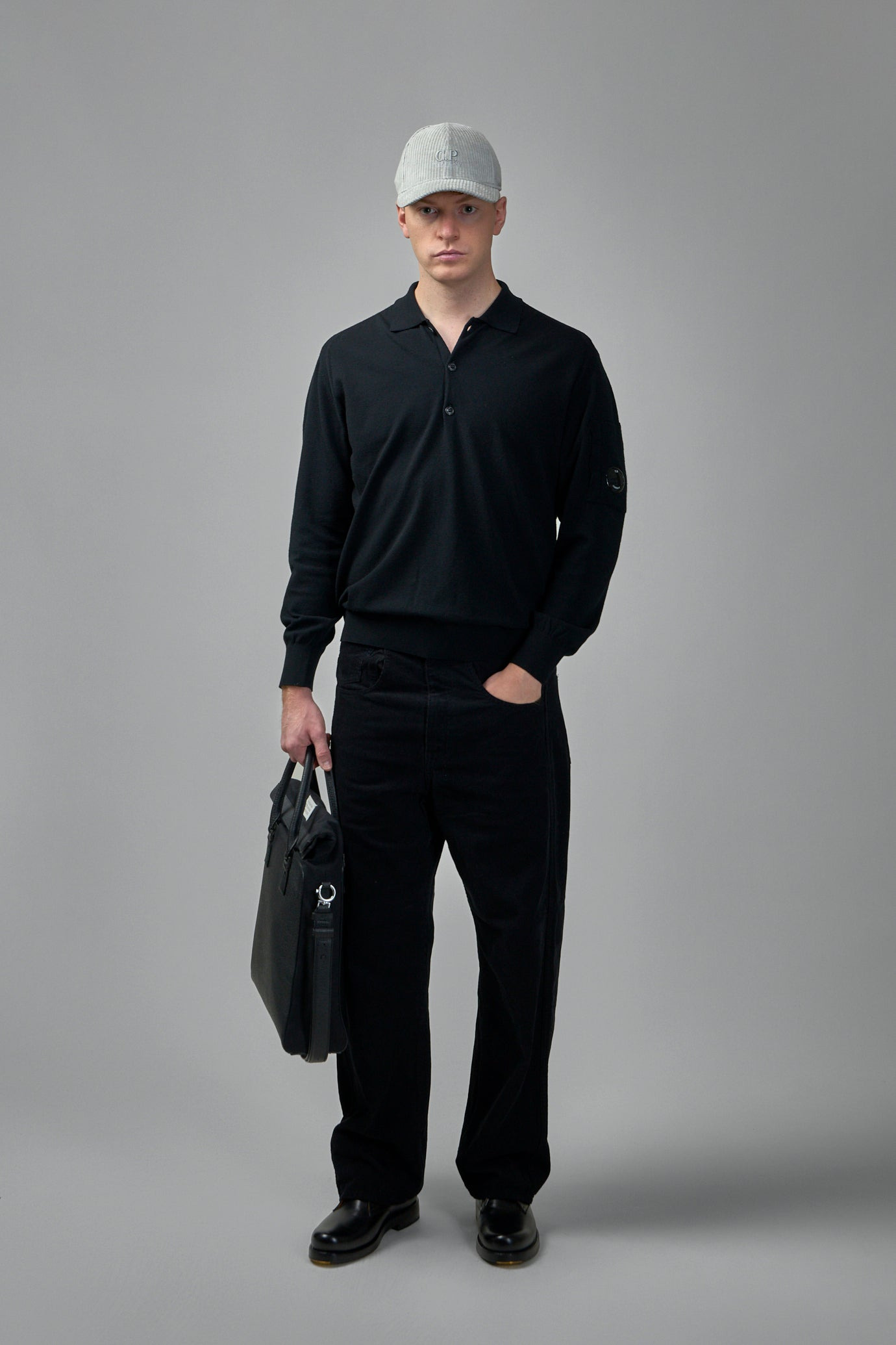 Extrafine Merino Wool Polo Sweater - 2
