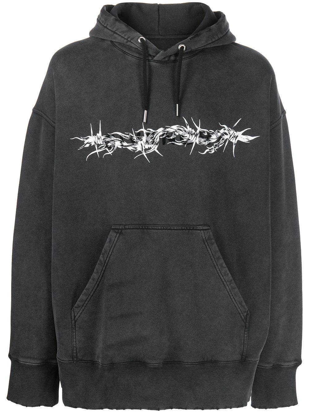 Barbed Wire printed hoodie - 1