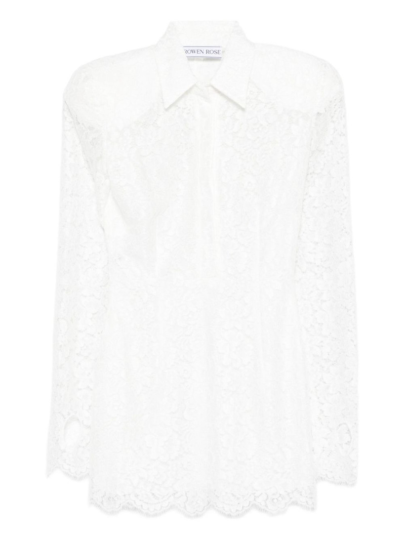 long-sleeve lace mini dress 1