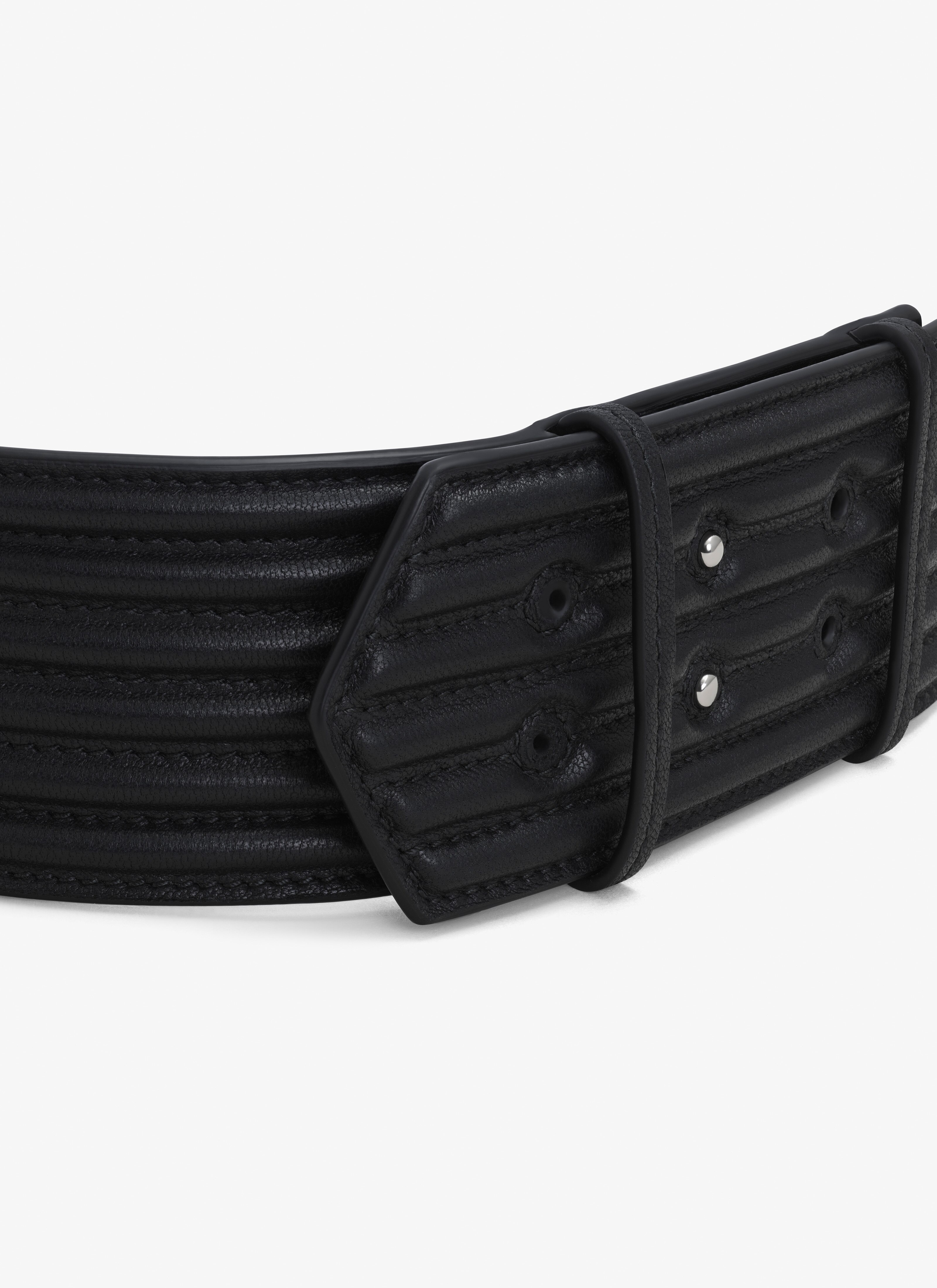 PADDED BELT IN CALFSKIN - 3