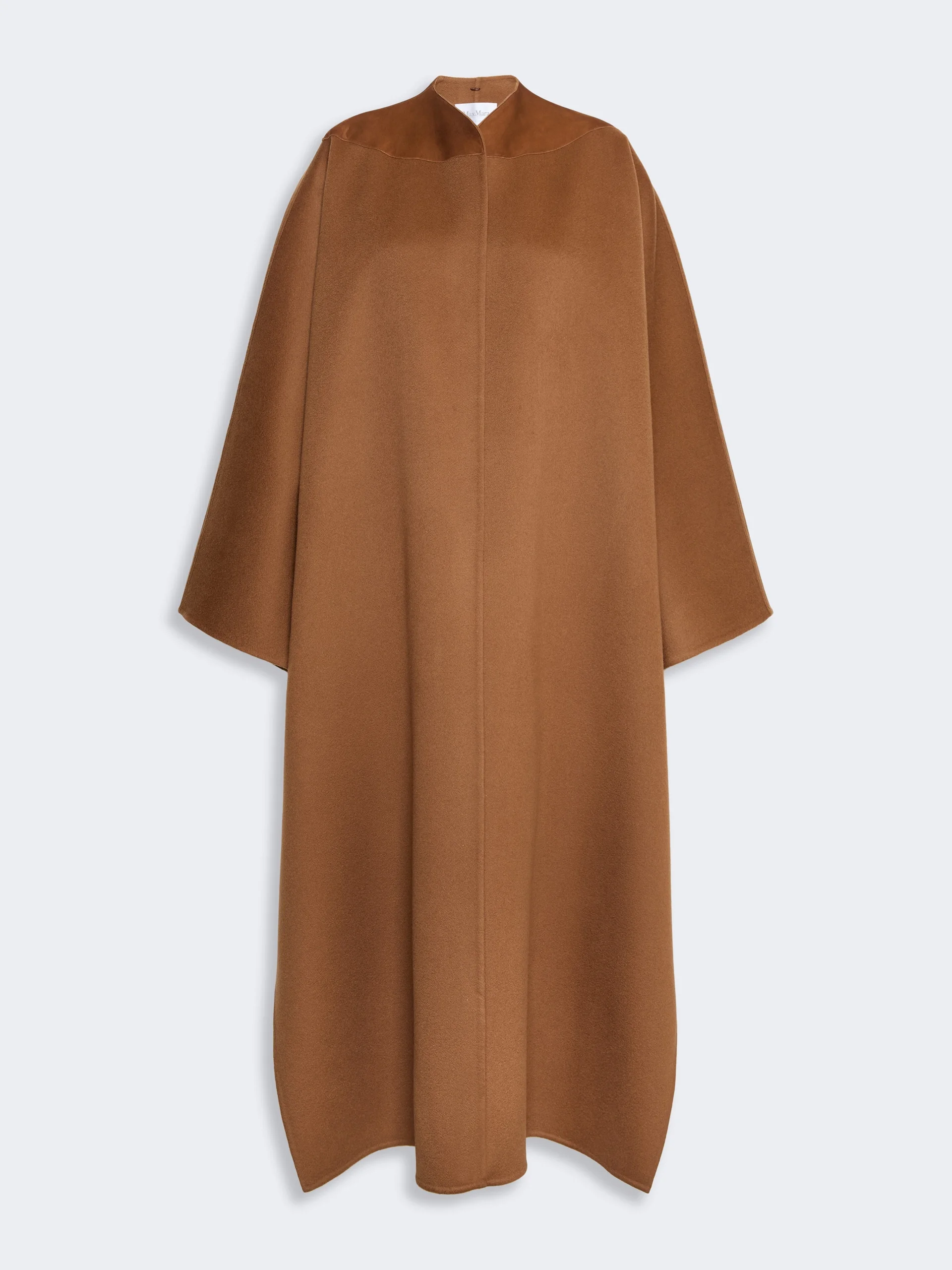 CERCHIO Oversized cashmere coat - CAMEL - 1